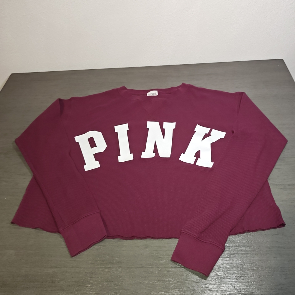 PINK Victoria's Secret Maroon Top